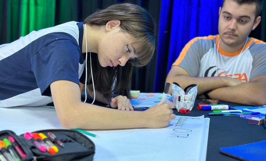 Com ideias inovadoras de estudantes, Apucarana encerra primeira etapa do Ideathon Paraná. Foto: Secretaria da Inovação