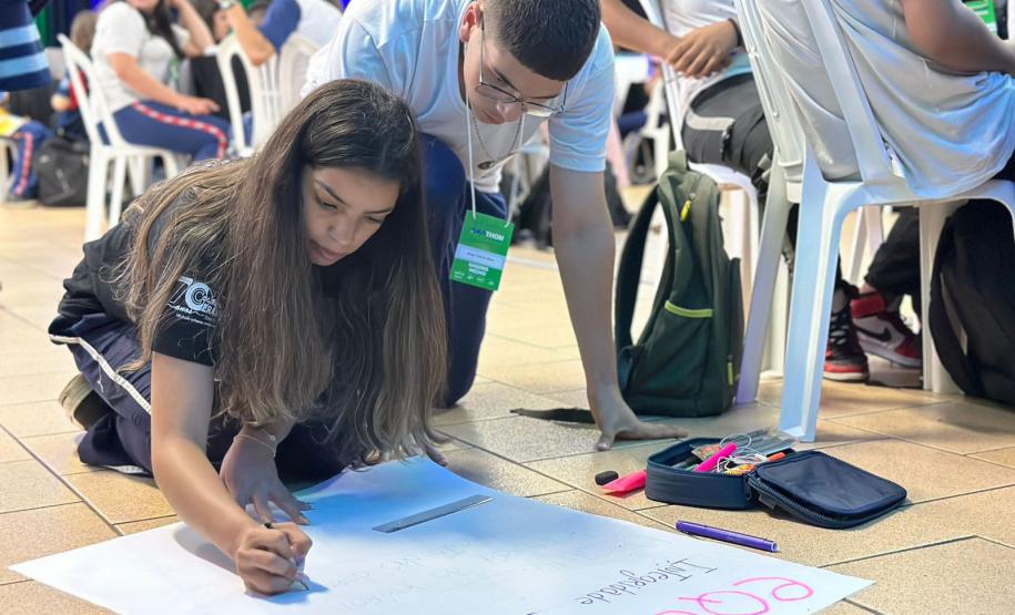 Com ideias inovadoras de estudantes, Apucarana encerra primeira etapa do Ideathon Paraná. Foto: Secretaria da Inovação