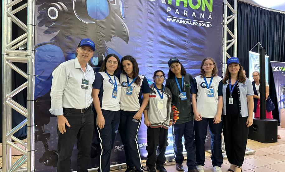 Com ideias inovadoras de estudantes, Apucarana encerra primeira etapa do Ideathon Paraná. Foto: Secretaria da Inovação