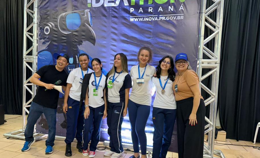 Com ideias inovadoras de estudantes, Apucarana encerra primeira etapa do Ideathon Paraná. Foto: Secretaria da Inovação