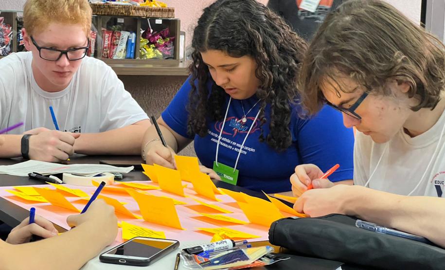 Ideathon Paraná conclui etapa de Curitiba e premia grupos vencedores Foto: SEI