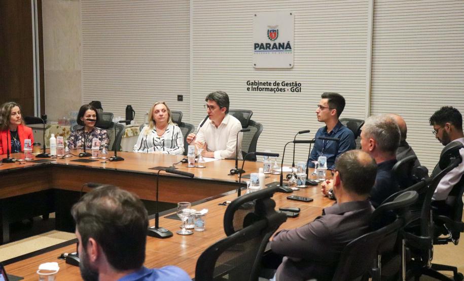 Paraná realiza primeira reunião do Comitê Intersecretarial de Mudanças Climáticas. Foto: Patryck Madeira/SEDEST