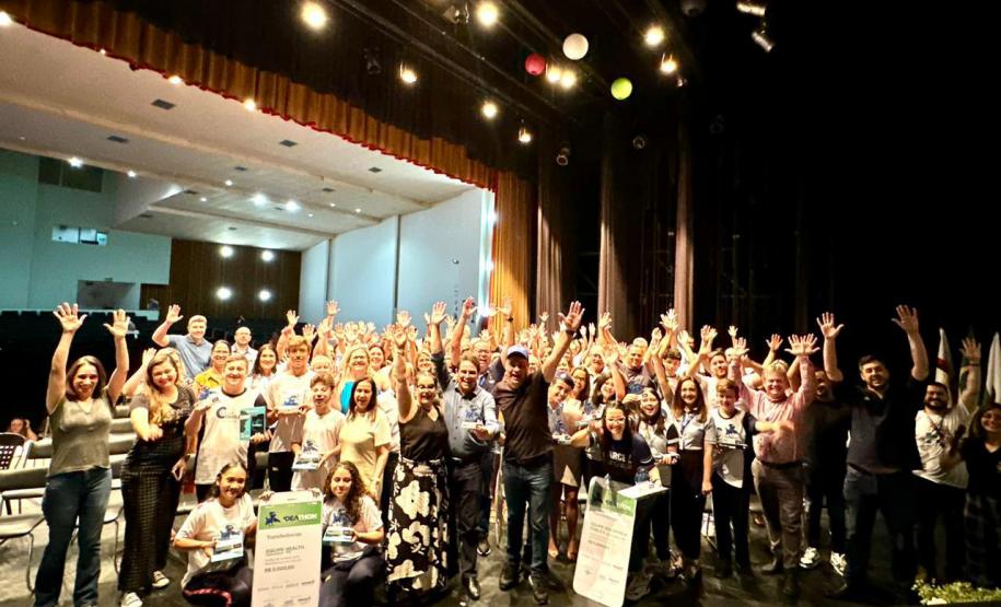 Secretaria da Inovação premia vencedores do Ideathon Paraná 2023. Foto: Secretaria de Inovação