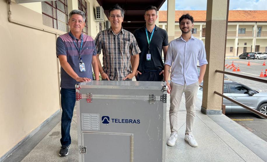 Paraná inicia testes para reforçar conexão de internet via satélite em áreas rurais. Foto: Eduardo Carmona - SEI