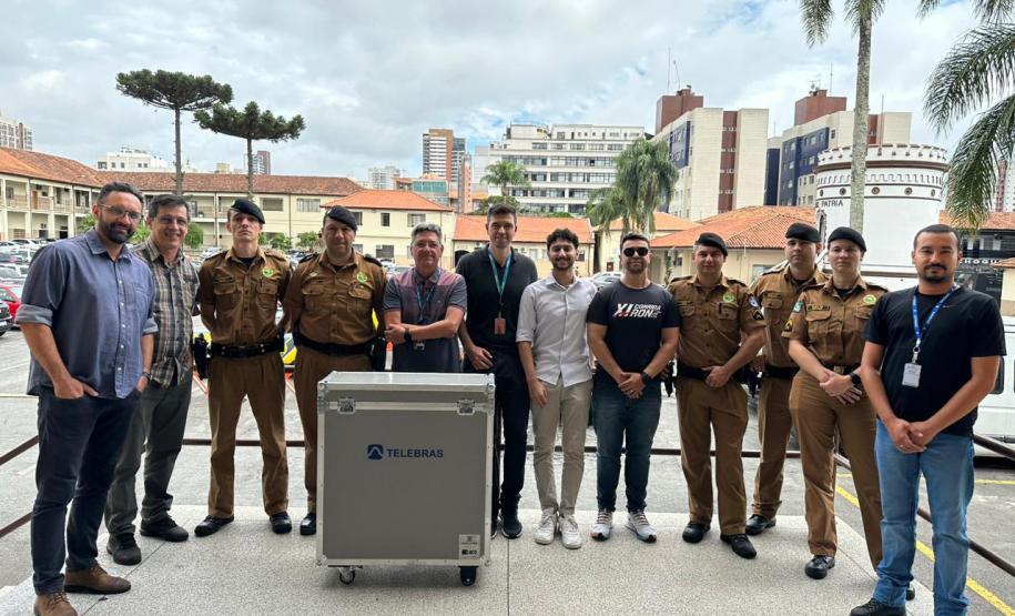 Paraná inicia testes para reforçar conexão de internet via satélite em áreas rurais. Foto: Eduardo Carmona - SEI