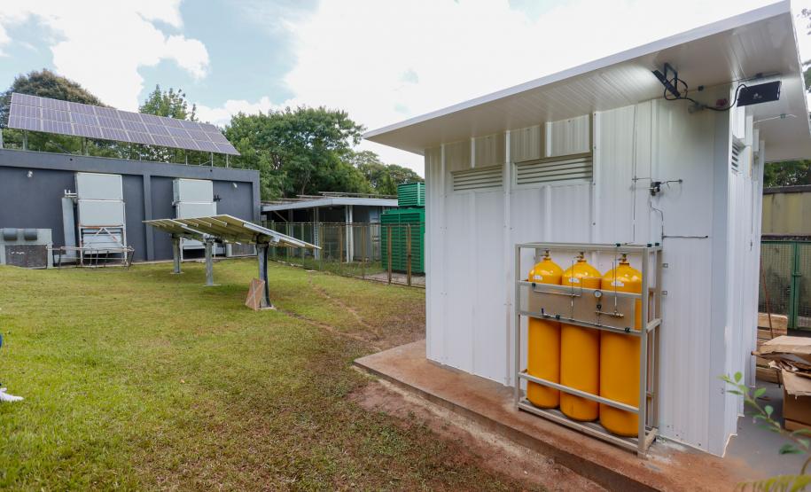 Copel produz primeiras moléculas de hidrogênio renovável em Curitiba. Foto: Gabriel Rosa/AEN