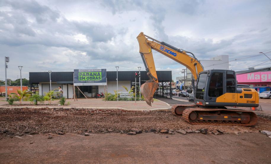 Financiada pelo Estado, obra do Centro de Inovação de Cascavel entra na reta final. Foto: Valdelino Pontes/SECID