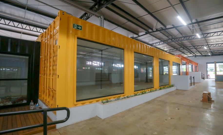 Financiada pelo Estado, obra do Centro de Inovação de Cascavel entra na reta final. Foto: Valdelino Pontes/SECID