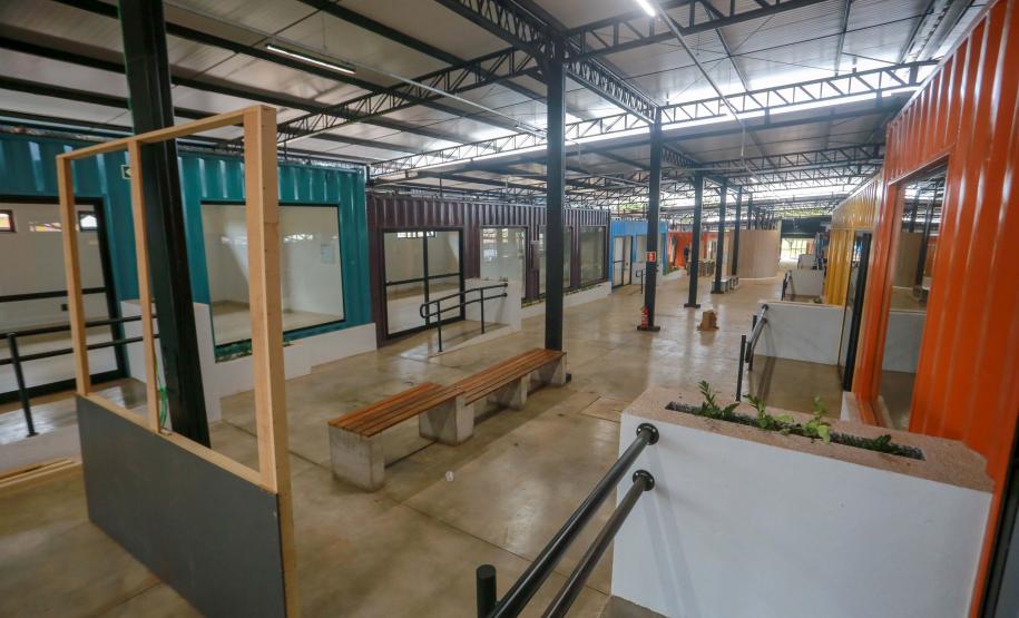 Financiada pelo Estado, obra do Centro de Inovação de Cascavel entra na reta final. Foto: Valdelino Pontes/SECID