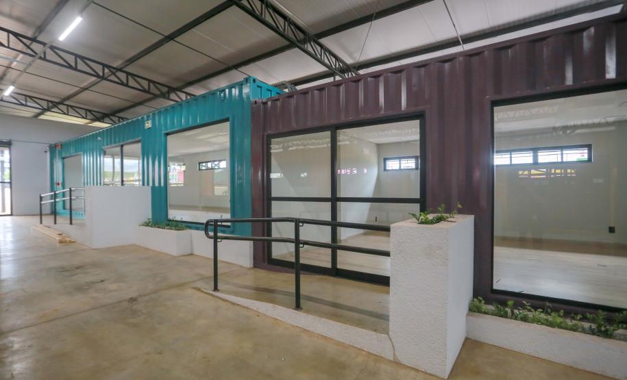 Financiada pelo Estado, obra do Centro de Inovação de Cascavel entra na reta final. Foto: Valdelino Pontes/SECID