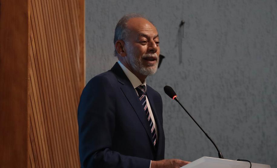 5ª Conferência Regional Sul de Ciência, Tecnologia e Inovação no auditorio da UTFPR em Curitiba nesta quinta-feira (25). Foto: Geraldo Bubniak/AEN