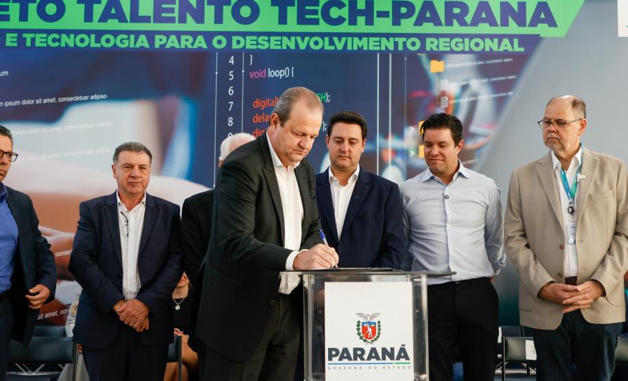 Governador Carlos Massa Ratinho Junior lança o projeto Talento Tech-PR.