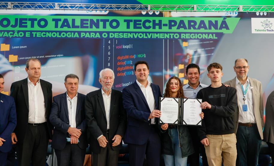 Governador Carlos Massa Ratinho Junior lança o projeto Talento Tech-PR.