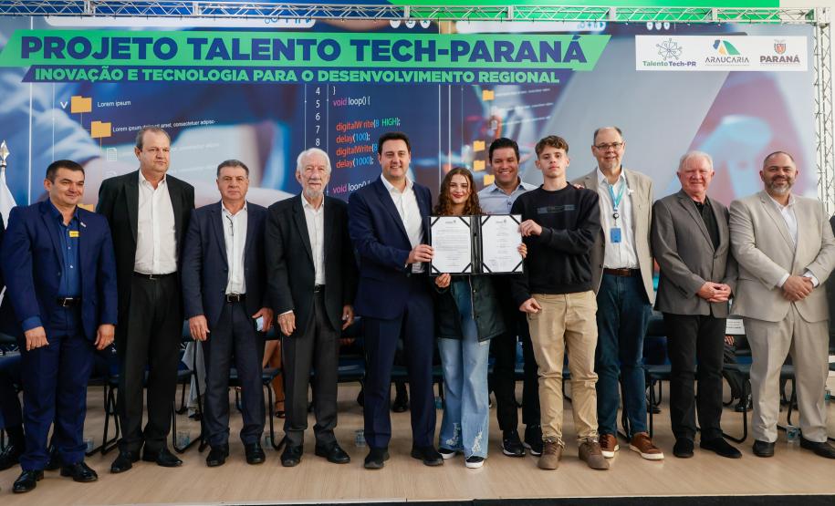 Governador Carlos Massa Ratinho Junior lança o projeto Talento Tech-PR.