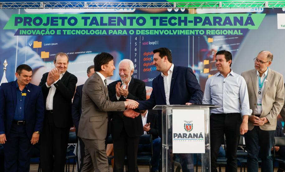 Governador Carlos Massa Ratinho Junior lança o projeto Talento Tech-PR.