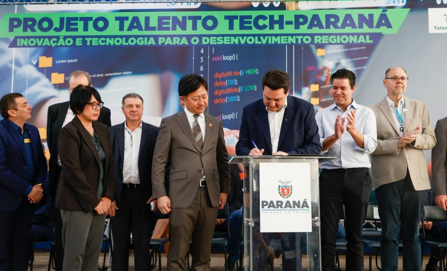 Governador Carlos Massa Ratinho Junior lança o projeto Talento Tech-PR.