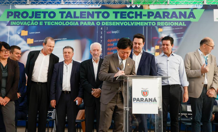 Governador Carlos Massa Ratinho Junior lança o projeto Talento Tech-PR.