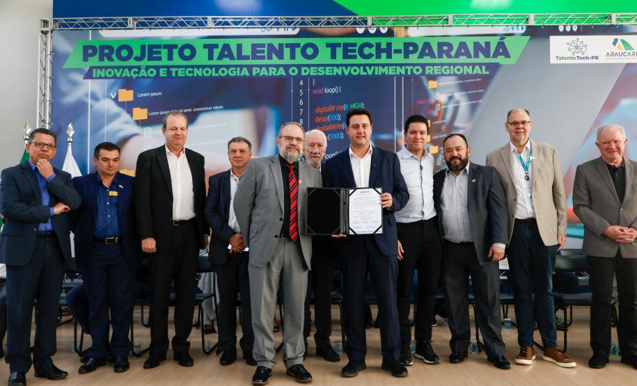 Governador Carlos Massa Ratinho Junior lança o projeto Talento Tech-PR.