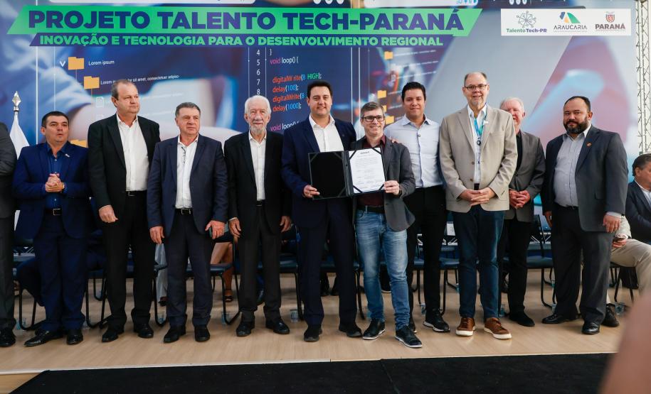 Governador Carlos Massa Ratinho Junior lança o projeto Talento Tech-PR.