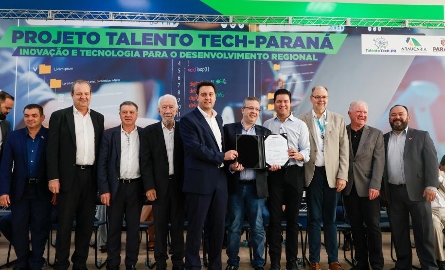 Governador Carlos Massa Ratinho Junior lança o projeto Talento Tech-PR.