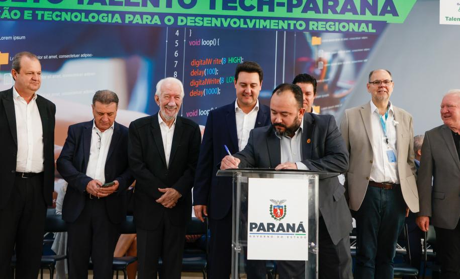 Governador Carlos Massa Ratinho Junior lança o projeto Talento Tech-PR.