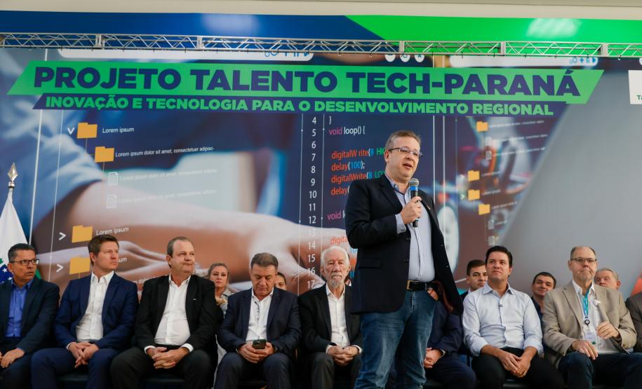 Governador Carlos Massa Ratinho Junior lança o projeto Talento Tech-PR.
