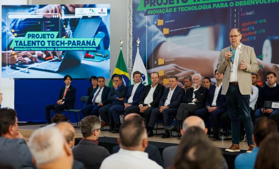 Governador Carlos Massa Ratinho Junior lança o projeto Talento Tech-PR.