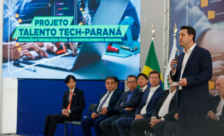 Governador Carlos Massa Ratinho Junior lança o projeto Talento Tech-PR.