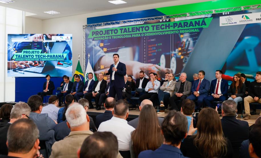 Governador Carlos Massa Ratinho Junior lança o projeto Talento Tech-PR.