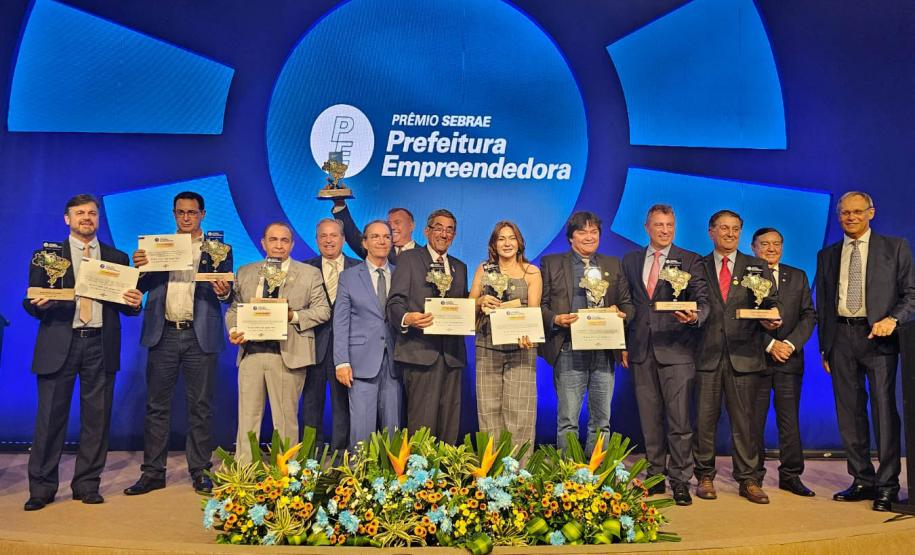 Curitiba e Assaí conquistaram na noite de terça-feira (11), o primeiro lugar na etapa nacional do 12º Prêmio Sebrae Prefeitura Empreendedora (PSPE) - Na foto, o prefeito de Assaí, Michel Ângelo Bomtempo. Foto: Eduardo Pereira - Sebrae/PR