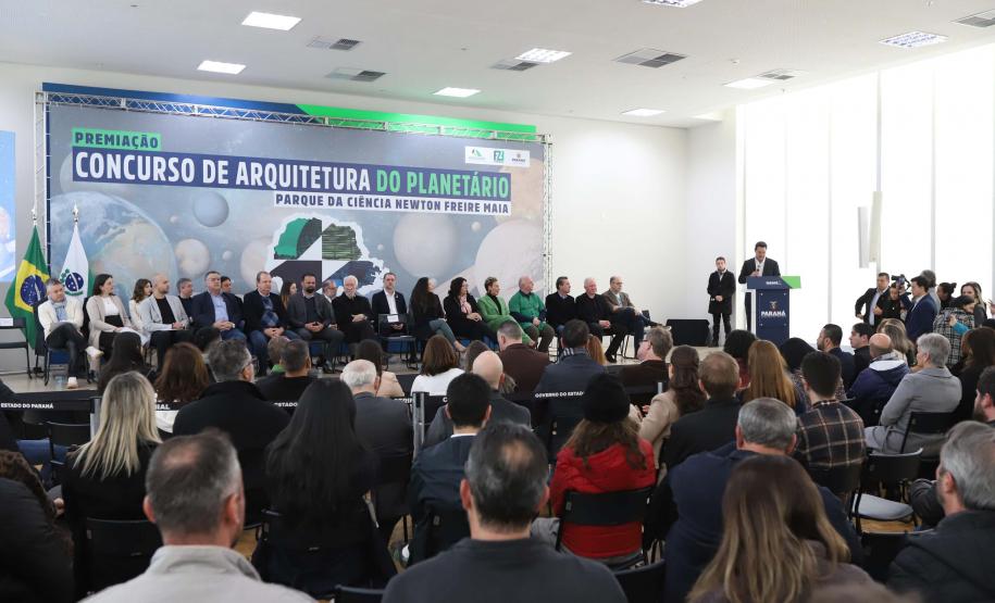 Concurso nacional para seleção do projeto do planetário do Parque da Ciência Newton Freire Maia, em Pinhais, na Região Metropolitana de Curitiba.