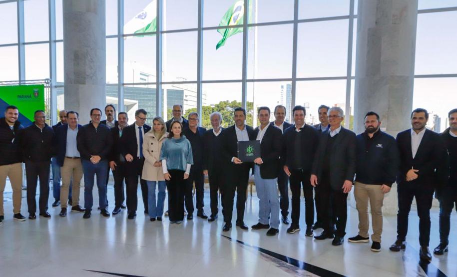 Curitiba, 12 de agosto de 2024 - Apresentação da Fábrica de Ideais pelo governador do Paraná, Carlos Massa Ratinho Jr., e a empresa Audi. Foto: Roberto Dziura Jr/AEN