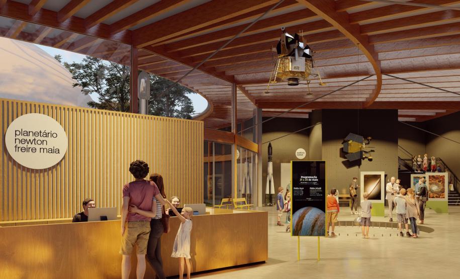 Concurso nacional para seleção do projeto do planetário do Parque da Ciência Newton Freire Maia, em Pinhais, na Região Metropolitana de Curitiba.