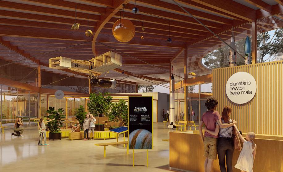 Concurso nacional para seleção do projeto do planetário do Parque da Ciência Newton Freire Maia, em Pinhais, na Região Metropolitana de Curitiba.