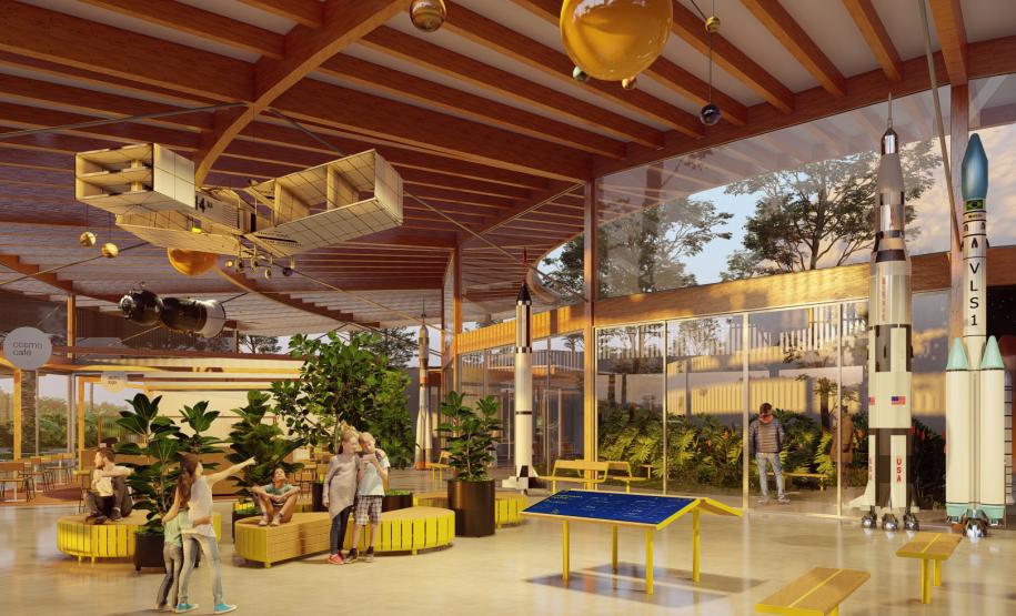 Concurso nacional para seleção do projeto do planetário do Parque da Ciência Newton Freire Maia, em Pinhais, na Região Metropolitana de Curitiba.