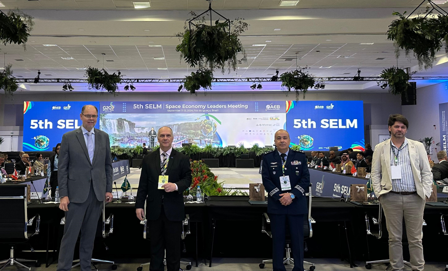 Estado fortalece presença internacional no Encontro de Líderes das Economias Espaciais do G20