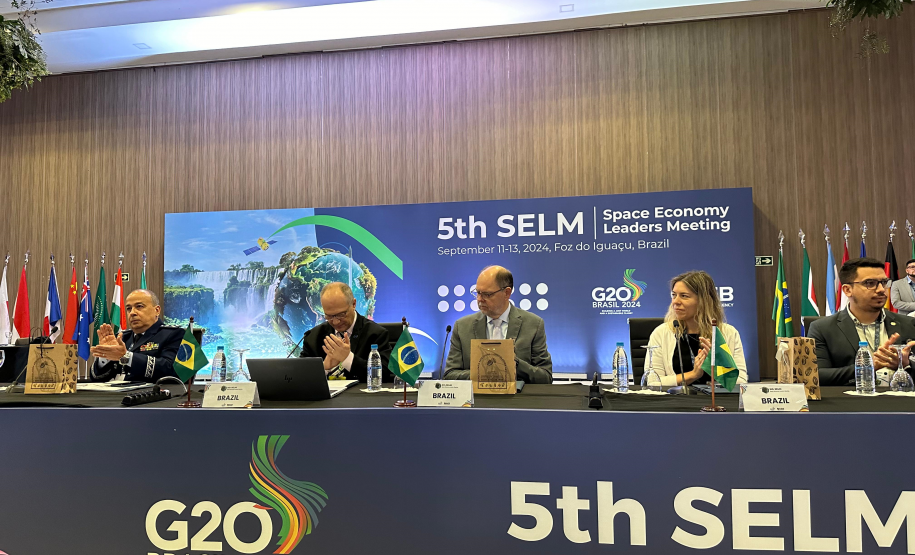 Estado fortalece presença internacional no Encontro de Líderes das Economias Espaciais do G20