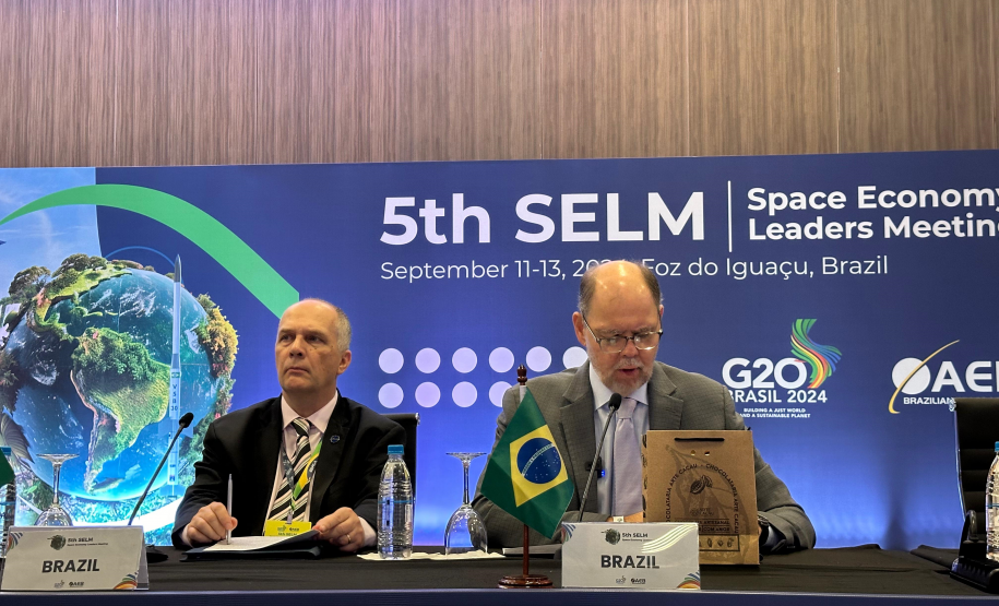 Estado fortalece presença internacional no Encontro de Líderes das Economias Espaciais do G20