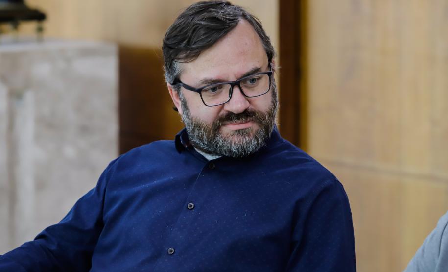 Curitiba, 25 de outubro de 2024 - Apresentação para o governador Carlos Massa Ratinho Junior do aplicativo Sou Paraná Conecta, destinado para servidores estaduais.