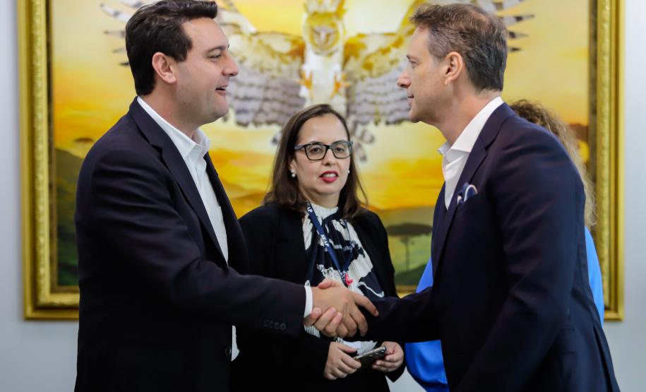 Curitiba, 25 de outubro de 2024 - Apresentação para o governador Carlos Massa Ratinho Junior do aplicativo Sou Paraná Conecta, destinado para servidores estaduais.