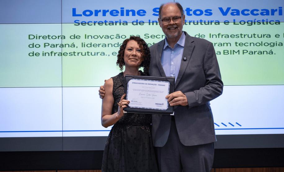 Prêmio homenageou personalidades que contribuíram para a Inovação do Paraná.
