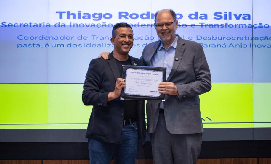 Prêmio homenageou personalidades que contribuíram para a Inovação do Paraná.