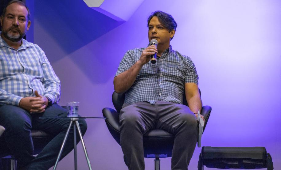 Mais de 100 pessoas participaram do encontro para discutir a futura licitação para contratação de serviços especializados de arquitetura e engenharia do espaço que será o hub de tecnologia, inovação, lazer e cultura, em Curitiba.