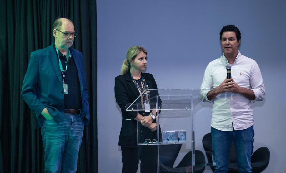 Mais de 100 pessoas participaram do encontro para discutir a futura licitação para contratação de serviços especializados de arquitetura e engenharia do espaço que será o hub de tecnologia, inovação, lazer e cultura, em Curitiba.