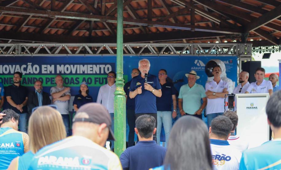 Estado lança Carreta da Inovação e fará investimentos em agência de Morretes