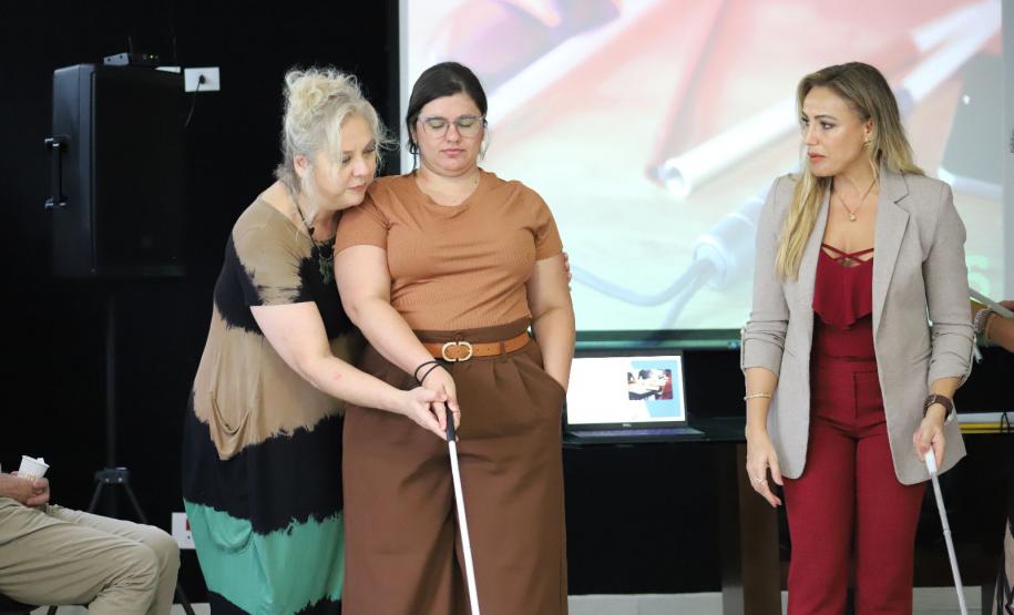 Workshop com cegos inicia ações do Estado para concurso de bengalas tecnológicas