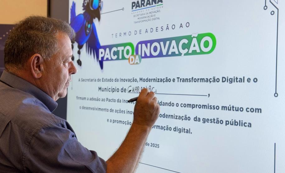 Mais de 150 prefeituras assinam Pacto pela Inovação no Paraná Mais Cidades