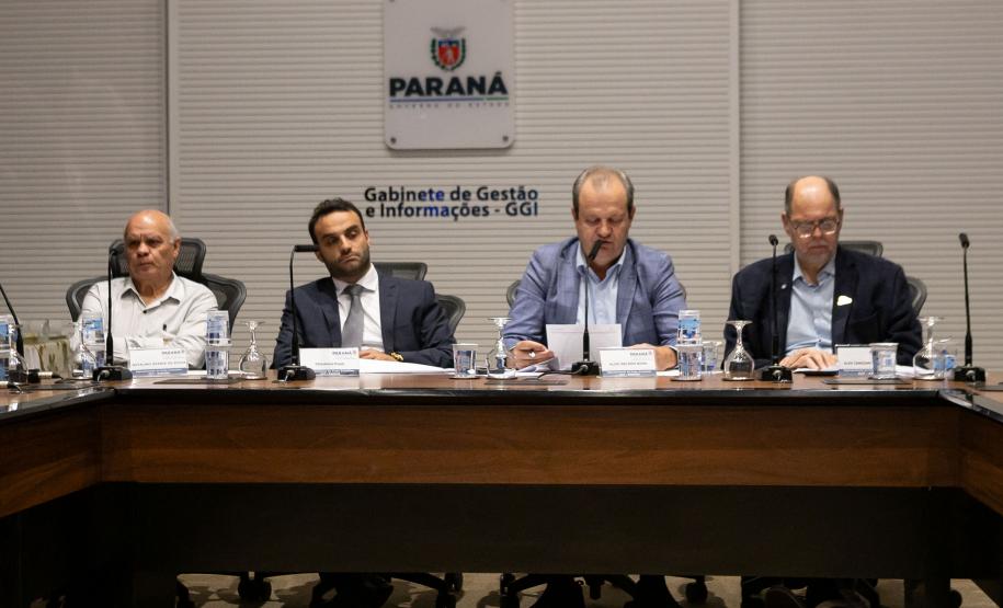 Curitiba, 12 de março de 2025 - Reunião anual ordinária do Conselho Paranaense de Ciência e Tecnologia no Gabinete de Gestão e Informação (GGI).