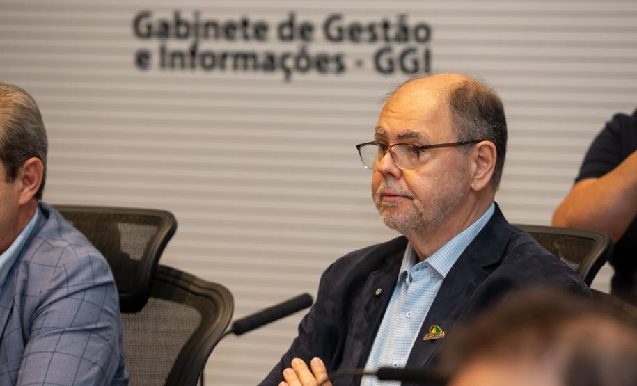Curitiba, 12 de março de 2025 - Reunião anual ordinária do Conselho Paranaense de Ciência e Tecnologia no Gabinete de Gestão e Informação (GGI).