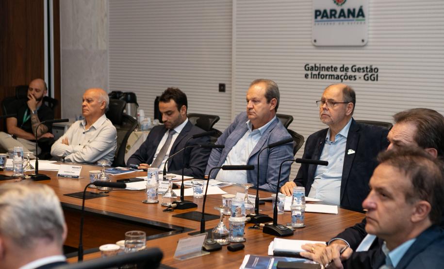 Curitiba, 12 de março de 2025 - Reunião anual ordinária do Conselho Paranaense de Ciência e Tecnologia no Gabinete de Gestão e Informação (GGI).